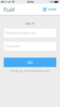 Fluid UI Sign In Page